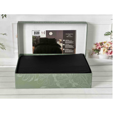 Siyah сатинова постільна білизна євро розміру. Word of dream.