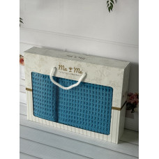 MaMe manhetten sky 2в1 вафельні рушники (баня+обличчя). Туреччина