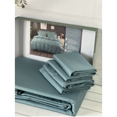 Petrol сатинова постільна білизна євро розміру. Word of dream.