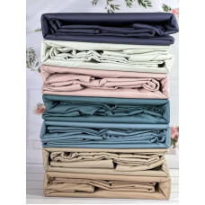 Antrasit сатинова постільна білизна євро розміру. Word of dream.