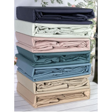 Antrasit сатинова постільна білизна євро розміру. Word of dream.