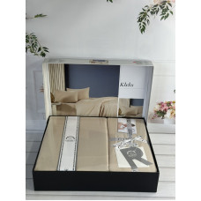 Kleks Однотонное сатинова постільна білизна.  розмір. Romeo home Туреччина.