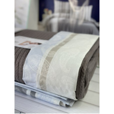 Antrasit Літній набір з Плед машинна в'язка. Romeo home Туреччина