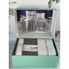 Antrasit Літній набір з Плед машинна в'язка. Romeo home Туреччина