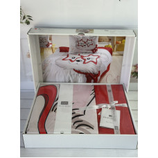 Cat дитча полуторна постільна білизна. Ранфорс. Romeo home Туреччина.