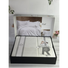 Viol Однотонное сатинова постільна білизна.  розмір. Romeo home Туреччина.