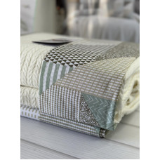 Krem Літній набір з Плед машинна в'язка. Romeo home Туреччина