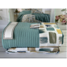 Yesil Літній набір з Плед машинна в'язка. Romeo home Туреччина
