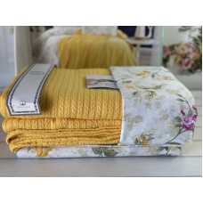 Sari Літній набір з Плед машинна в'язка. Romeo home Туреччина