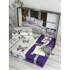 Poplin Butterfly 2 постіль з поплин.  розмір. Romeo home Туреччина.