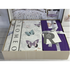 Poplin Butterfly 2 постіль з поплин.  розмір. Romeo home Туреччина.