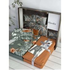 Poplin Florska постіль з поплин.  розмір. Romeo home Туреччина.