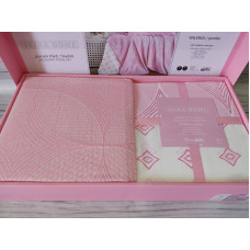 Valeria pembe Літній набір Летнее джакардовое покрывало. Irina Home Туреччина