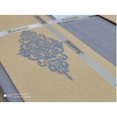 Sari gri постільна білизна з вишивкою.  розмір. Ранфорс. Karina Туреччина.