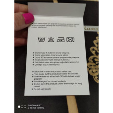 Sari gri постільна білизна з вишивкою.  розмір. Ранфорс. Karina Туреччина.