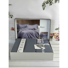 Tensel Diars Antrasit сатинова постільна білизна.  розмір. Romeo home Туреччина.