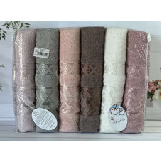 Vip cotton Falfa махрові рушники см., 6 шт/уп. CestepeТуреччина.