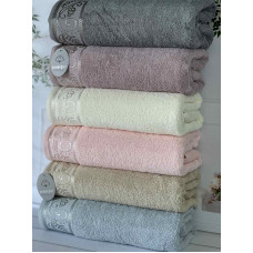 Micro delux Ahenk рушники см., 6 шт/уп. Мікрокоттон. CestepeТуреччина.