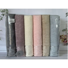 Micro delux Ahenk рушники см., 6 шт/уп. Мікрокоттон. CestepeТуреччина.