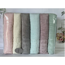 Micro delux Stone рушники см., 6 шт/уп. Мікрокоттон. CestepeТуреччина.