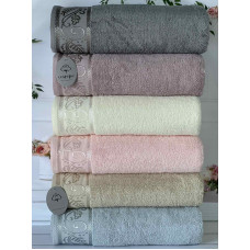 Micro delux Ahenk рушники см., 6 шт/уп. Мікрокоттон. CestepeТуреччина.