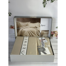 Tensel Drew Bej сатинова постільна білизна.  розмір. Romeo home Туреччина.