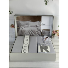 Tensel Qxm Gri сатинова постільна білизна.  розмір. Romeo home Туреччина.