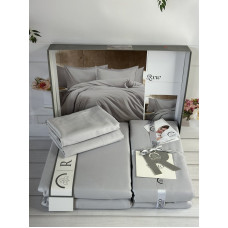 Tensel Qxm Gri сатинова постільна білизна.  розмір. Romeo home Туреччина.