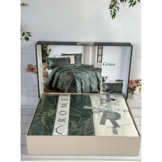 Grace сатинова постільна білизна.  розмір. Romeo home Туреччина.