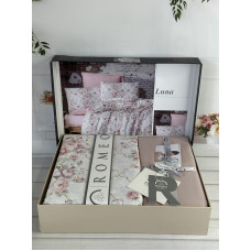 Luna сатинова постільна білизна.  розмір. Romeo home Туреччина.