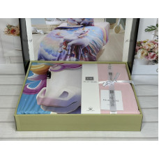 Edinorog дитяча полуторна постільна білизна. Ранфорс. Romeo home Туреччина.