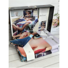 Melissa дитяча полуторна постільна білизна. Ранфорс. Romeo home Туреччина.