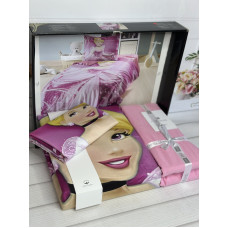 Barbi дитяча полуторна постільна білизна. Ранфорс. Romeo home Туреччина.