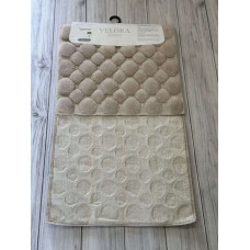 Velora akustik bej Килимки в ванну кімнату 2в1.Velora Туреччина