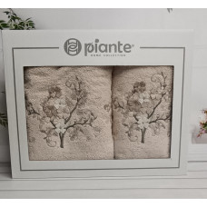 Piante sacura bej 3D 2в1 бавовняні рушники.Туреччина.