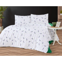 Raster євро розміру фланелева постільна білизна. Бавовна. Belizza Туреччина.