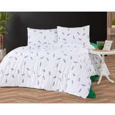 Raster євро розміру фланелева постільна білизна. Бавовна. Belizza Туреччина.