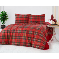 Cuan євро розміру фланелева постільна білизна. Бавовна. Belizza Туреччина.