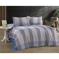 Echo євро розміру фланелева постільна білизна. Бавовна. Belizza Туреччина.