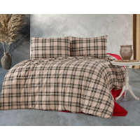 Etch євро розміру фланелева постільна білизна. Бавовна. Belizza Туреччина.