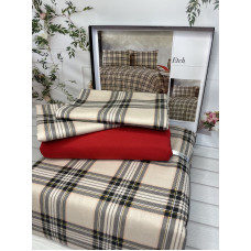 Etch євро розміру фланелева постільна білизна. Бавовна. Belizza Туреччина.