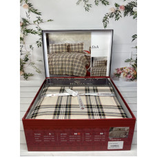 Etch євро розміру фланелева постільна білизна. Бавовна. Belizza Туреччина.