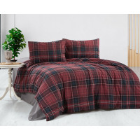 Whisper євро розміру фланелева постільна білизна. Бавовна. Belizza Туреччина.