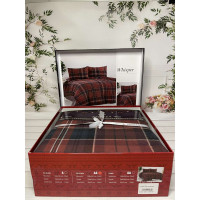 Whisper євро розміру фланелева постільна білизна. Бавовна. Belizza Туреччина.