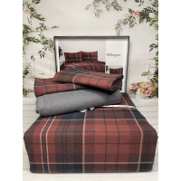 Whisper євро розміру фланелева постільна білизна. Бавовна. Belizza Туреччина.