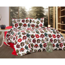 Plantom євро розміру фланелева постільна білизна. Бавовна. Belizza Туреччина.