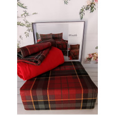 Wraith євро розміру фланелева постільна білизна. Бавовна. Belizza Туреччина.