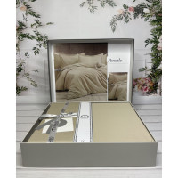 Tensel Percale bej сатинова постільна білизна.  розмір. Romeo home Туреччина.