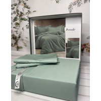 Tensel Percale yesil сатинова постільна білизна.  розмір. Romeo home Туреччина.