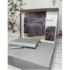 Tensel Percale gri сатинова постільна білизна.  розмір. Romeo home Туреччина.